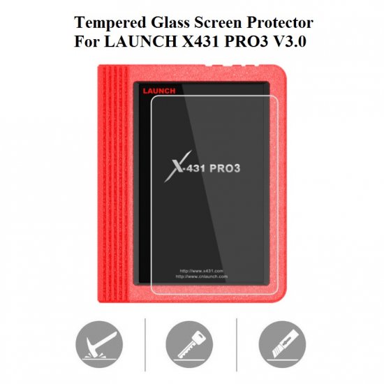 Tempered Glass Screen Protector for LAUNCH X431 PRO3 V3.0 - Click Image to Close